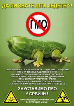 Predlog usvajanja deklaracije „Mi ne želimo GMO na našoj teritoriji“